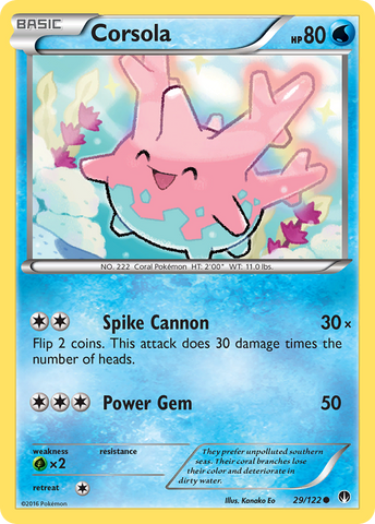 Corsola (29/122) [XY: BREAKpoint] - The Mythic Store | 24h Order Processing