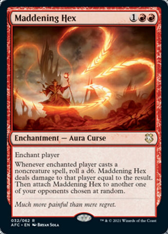 Maddening Hex [Dungeons & Dragons: Adventures in the Forgotten Realms Commander] - The Mythic Store | 24h Order Processing