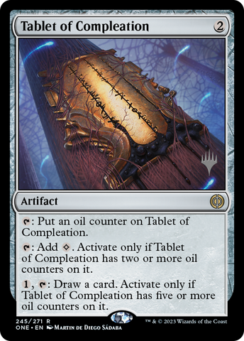 Tablet of Compleation (Promo Pack) [Phyrexia: All Will Be One Promos] - The Mythic Store | 24h Order Processing