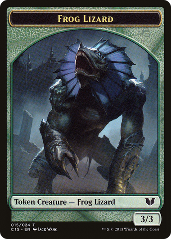 Frog Lizard Token [Commander 2015 Tokens] - The Mythic Store | 24h Order Processing