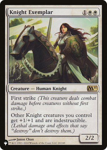 Knight Exemplar (Magic 2011) [The List] - The Mythic Store | 24h Order Processing
