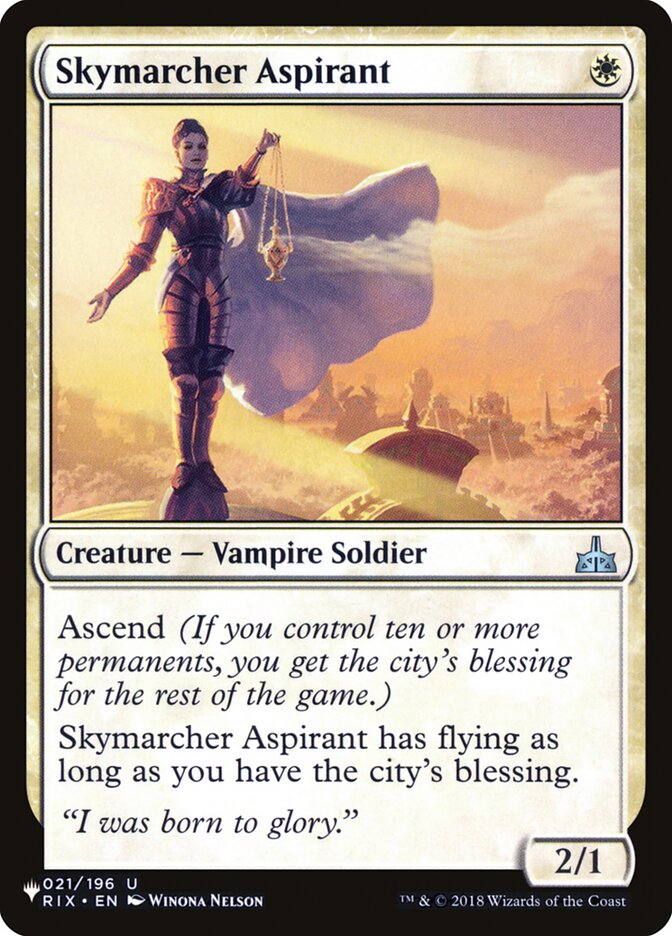 Skymarcher Aspirant [The List] - The Mythic Store | 24h Order Processing