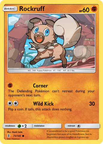 Rockruff (73/145) [Sun & Moon: Guardians Rising] - The Mythic Store | 24h Order Processing
