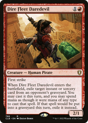 Dire Fleet Daredevil [Commander Legends: Battle for Baldur's Gate] - The Mythic Store | 24h Order Processing