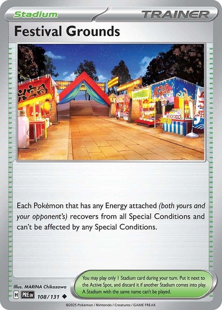 Festival Grounds (108/131) [Scarlet & Violet: Prismatic Evolutions] - The Mythic Store | 24h Order Processing