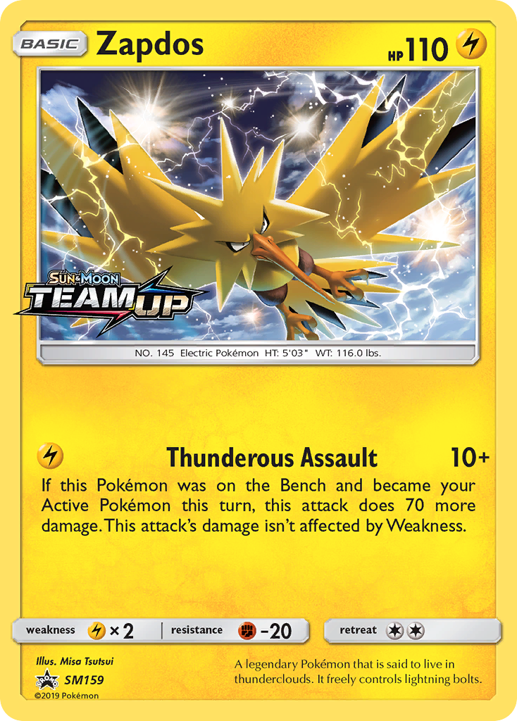 Zapdos (SM159) [Sun & Moon: Black Star Promos] - The Mythic Store | 24h Order Processing
