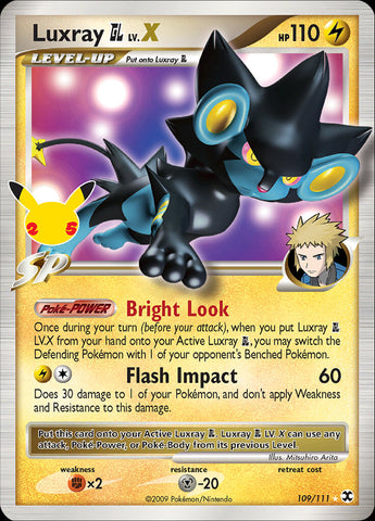 Luxray GL LV.X (109/111) [Celebrations: 25th Anniversary - Classic Collection] - The Mythic Store | 24h Order Processing