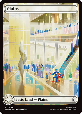 Plains (0434) (Surge Foil) [Marvel Super Heroes] - The Mythic Store | 24h Order Processing