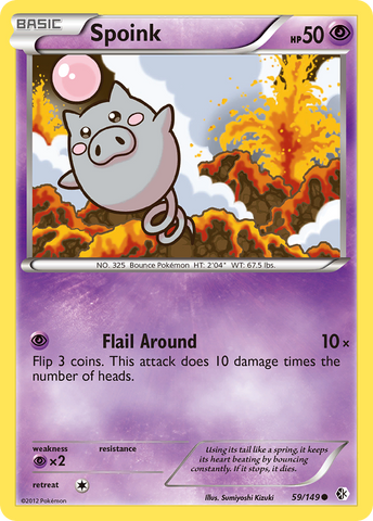 Spoink (59/149) [Black & White: Boundaries Crossed] - The Mythic Store | 24h Order Processing