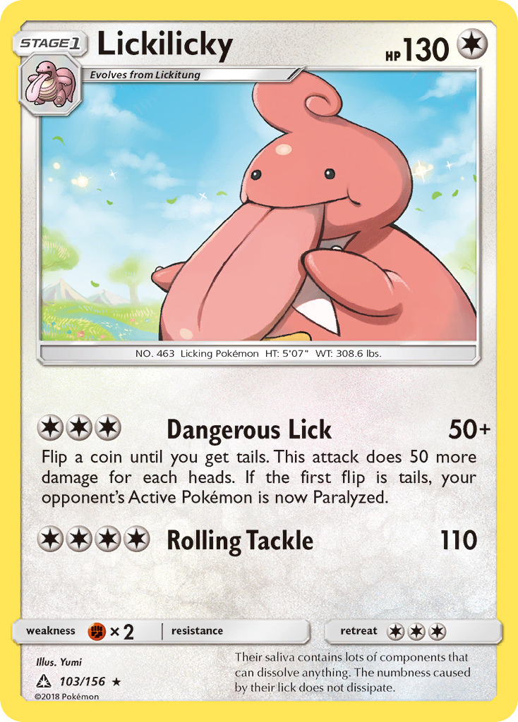 Lickilicky (103/156) [Sun & Moon: Ultra Prism] - The Mythic Store | 24h Order Processing