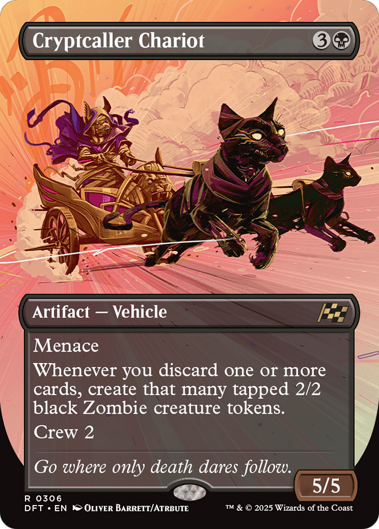 Cryptcaller Chariot (Borderless) [Aetherdrift] - The Mythic Store | 24h Order Processing