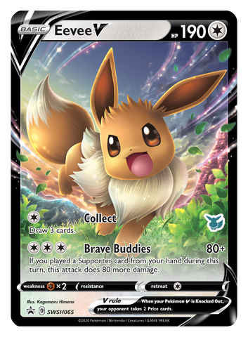 Eevee V (SWSH065) (Eevee Deck) [Battle Academy 2022] - The Mythic Store | 24h Order Processing