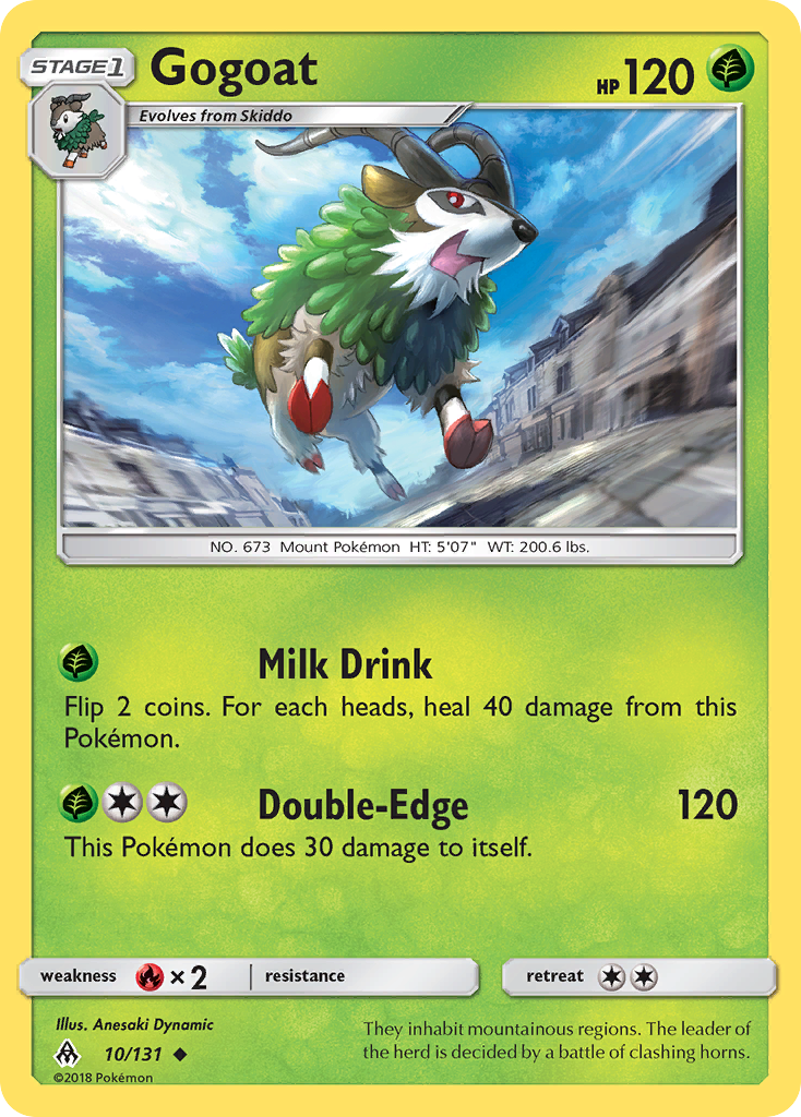 Gogoat (10/131) [Sun & Moon: Forbidden Light] - The Mythic Store | 24h Order Processing