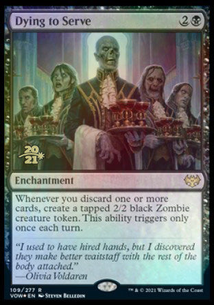 Dying to Serve [Innistrad: Crimson Vow Prerelease Promos] - The Mythic Store | 24h Order Processing