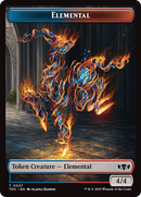 Elemental (0027) // Monk Double-Sided Token [Tarkir: Dragonstorm Commander Tokens] - The Mythic Store | 24h Order Processing