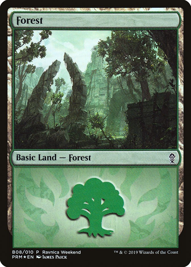 Forest (B08) [Ravnica Allegiance Guild Kit] - The Mythic Store | 24h Order Processing