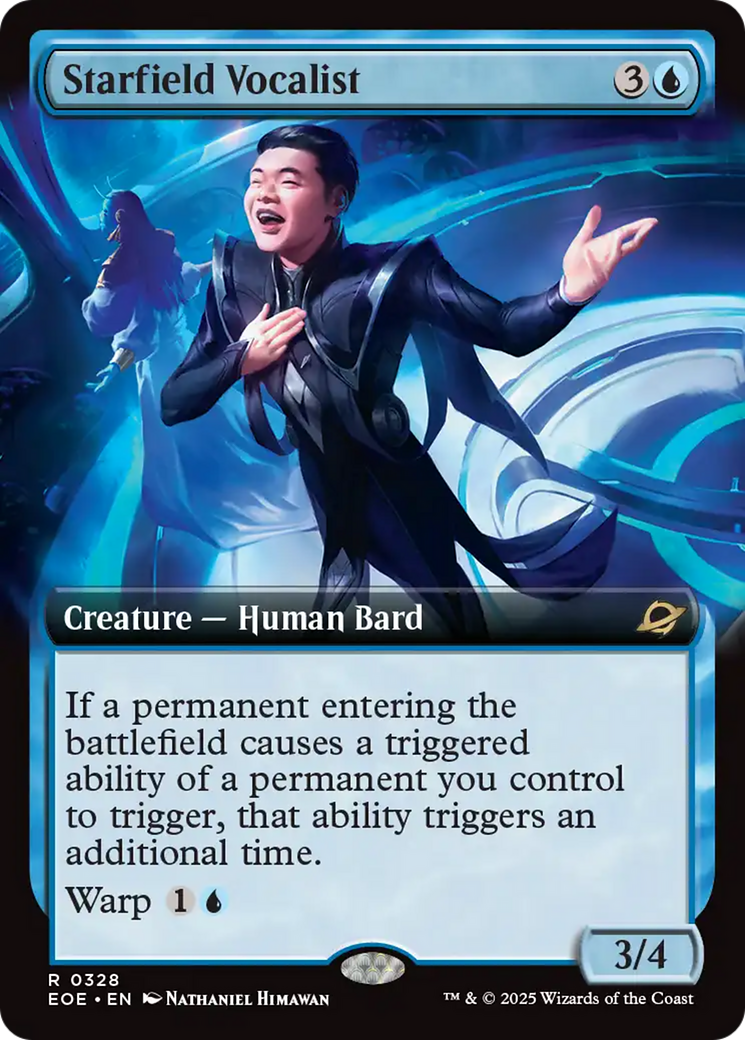 Starfield Vocalist (Extended Art) [Edge of Eternities] - The Mythic Store | 24h Order Processing