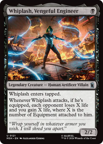 Whiplash, Vengeful Engineer [Marvel Super Heroes] - The Mythic Store | 24h Order Processing