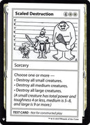 Scaled Destruction [Mystery Booster Playtest Cards] - The Mythic Store | 24h Order Processing