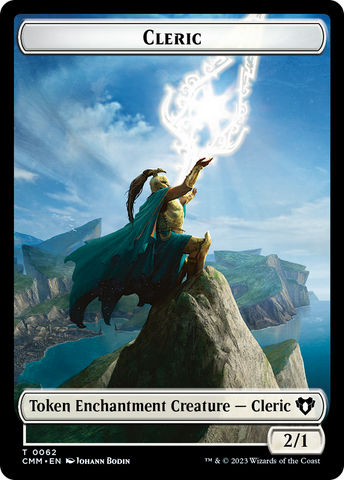 Cleric // Cat Beast Double-Sided Token [Commander Masters Tokens] - The Mythic Store | 24h Order Processing