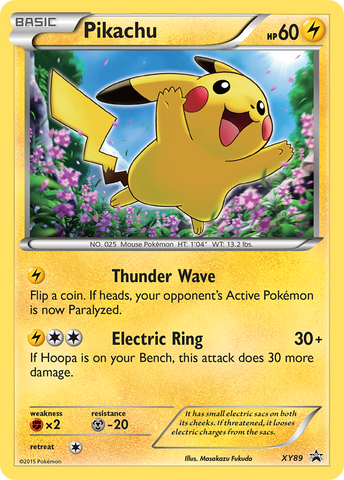 Pikachu (XY89) (Collector Chest) [XY: Black Star Promos] - The Mythic Store | 24h Order Processing