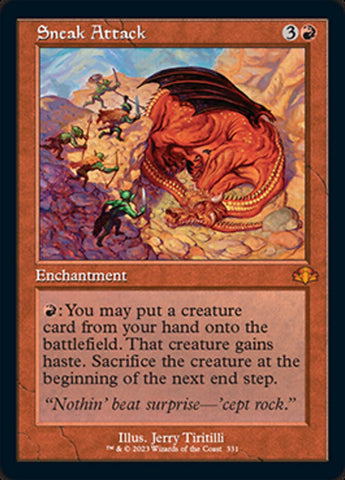 Sneak Attack (Retro) [Dominaria Remastered] - The Mythic Store | 24h Order Processing