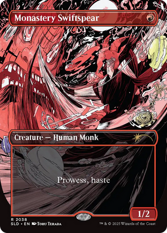 Monastery Swiftspear (2038) (Rainbow Foil) [Secret Lair Drop Series] - The Mythic Store | 24h Order Processing