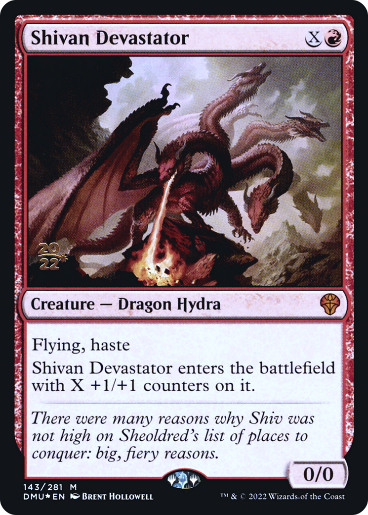 Shivan Devastator [Dominaria United Prerelease Promos] - The Mythic Store | 24h Order Processing