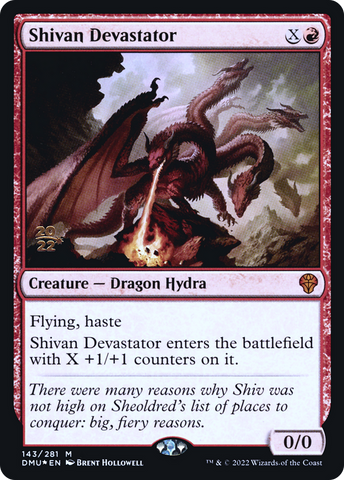 Shivan Devastator [Dominaria United Prerelease Promos] - The Mythic Store | 24h Order Processing