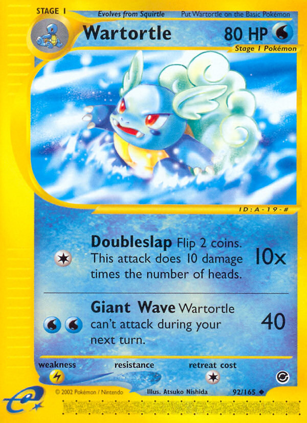 Wartortle (92/165) [Expedition: Base Set] - The Mythic Store | 24h Order Processing