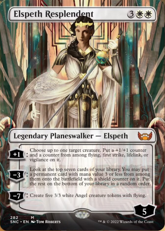 Elspeth Resplendent (Borderless) [Streets of New Capenna]