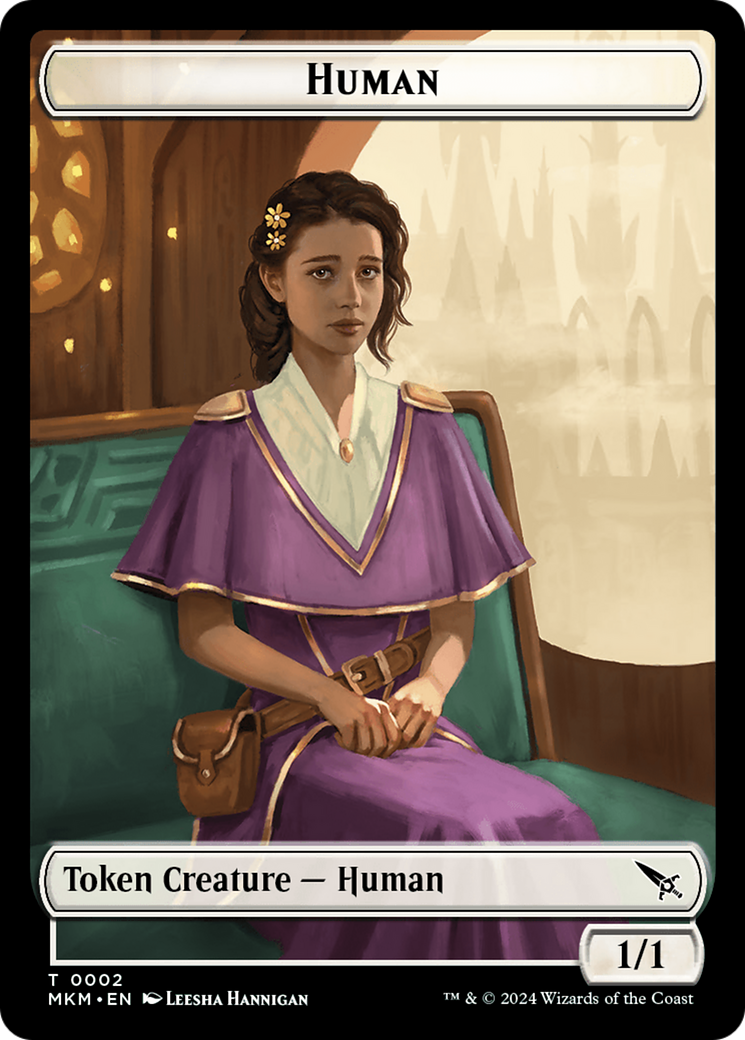 Detective // Human Double-Sided Token [Murders at Karlov Manor Tokens] - The Mythic Store | 24h Order Processing