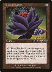 Blacker Lotus (Oversized) [Oversize Cards] - The Mythic Store | 24h Order Processing
