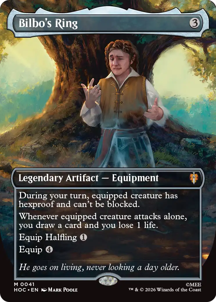 Bilbo's Ring (Borderless) (Surge Foil) [The Hobbit: Eternal-Legal] - The Mythic Store | 24h Order Processing