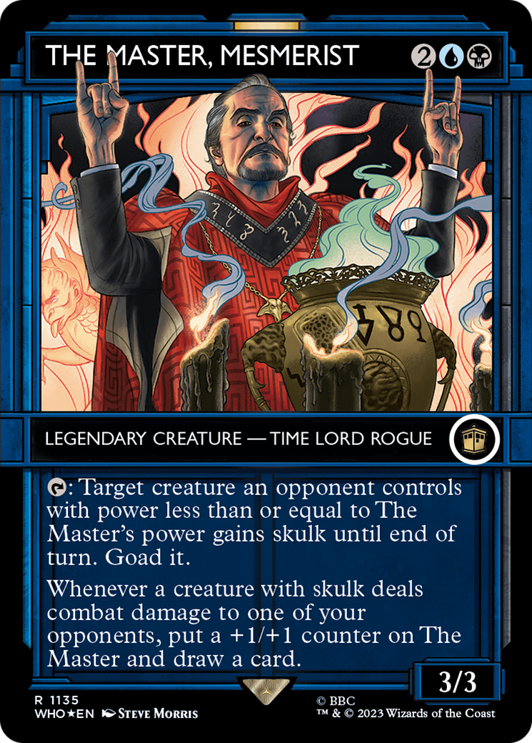 The Master, Mesmerist (Showcase) (Surge Foil) [Doctor Who] - The Mythic Store | 24h Order Processing