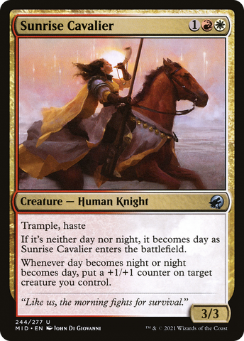 Sunrise Cavalier [Innistrad: Midnight Hunt] - The Mythic Store | 24h Order Processing