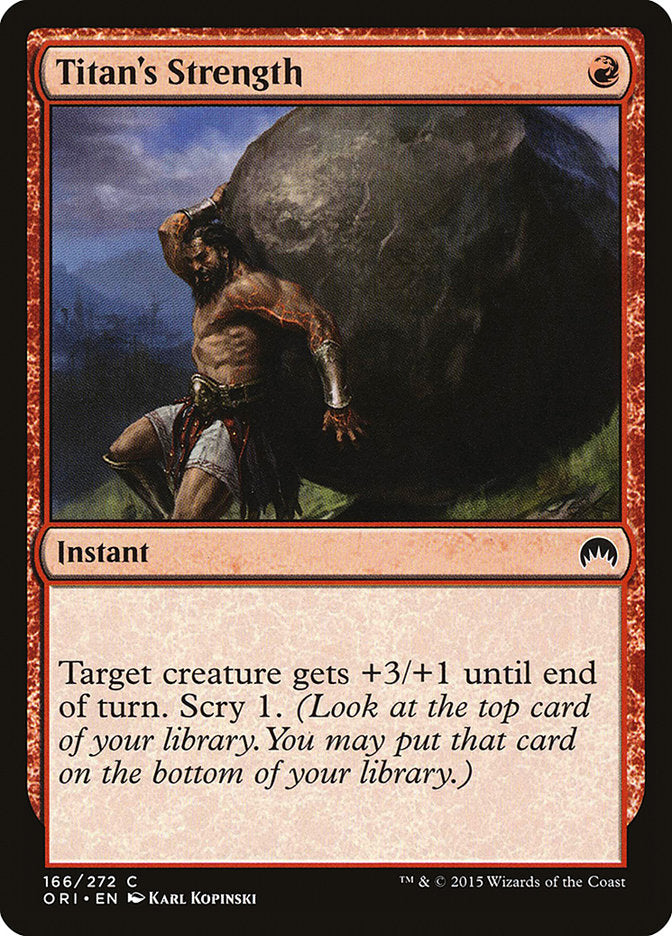 Titan's Strength [Magic Origins] - The Mythic Store | 24h Order Processing