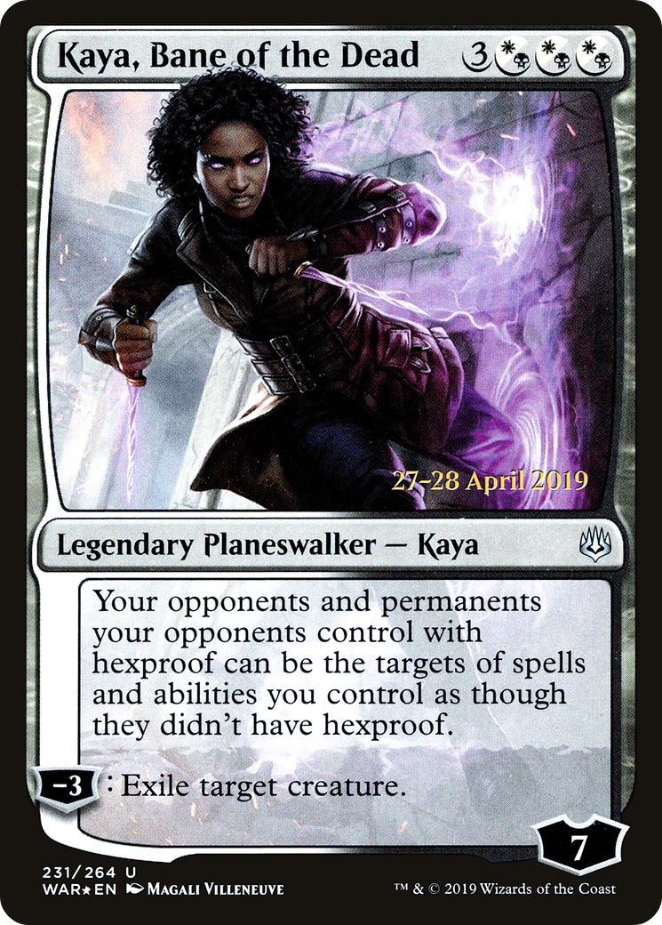 Kaya, Bane of the Dead [War of the Spark Prerelease Promos] - The Mythic Store | 24h Order Processing