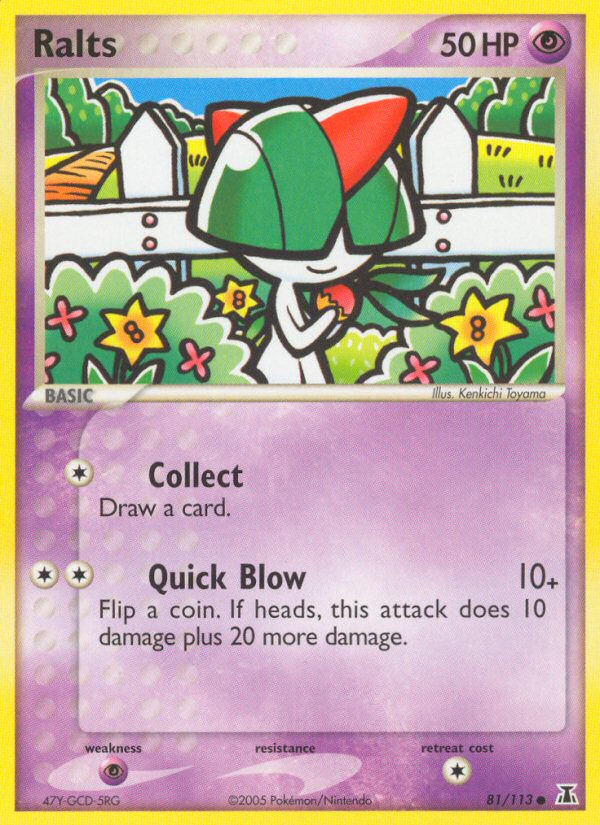 Ralts (81/113) [EX: Delta Species] - The Mythic Store | 24h Order Processing