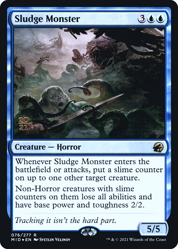 Sludge Monster [Innistrad: Midnight Hunt Prerelease Promos] - The Mythic Store | 24h Order Processing