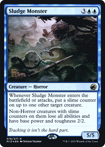 Sludge Monster [Innistrad: Midnight Hunt Prerelease Promos] - The Mythic Store | 24h Order Processing