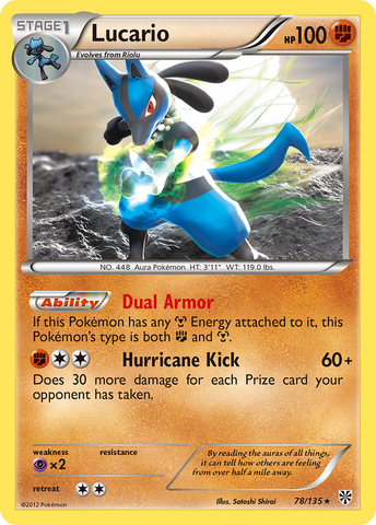Lucario (78/135) [Black & White: Plasma Storm] - The Mythic Store | 24h Order Processing