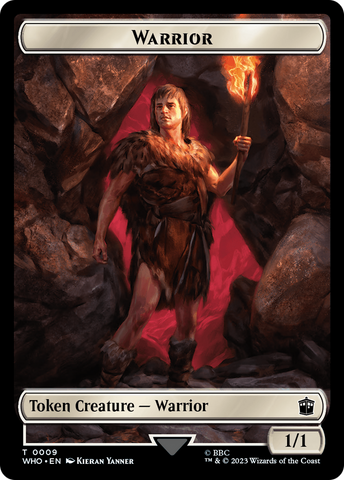 Warrior // Mark of the Rani Double-Sided Token [Doctor Who Tokens] - The Mythic Store | 24h Order Processing