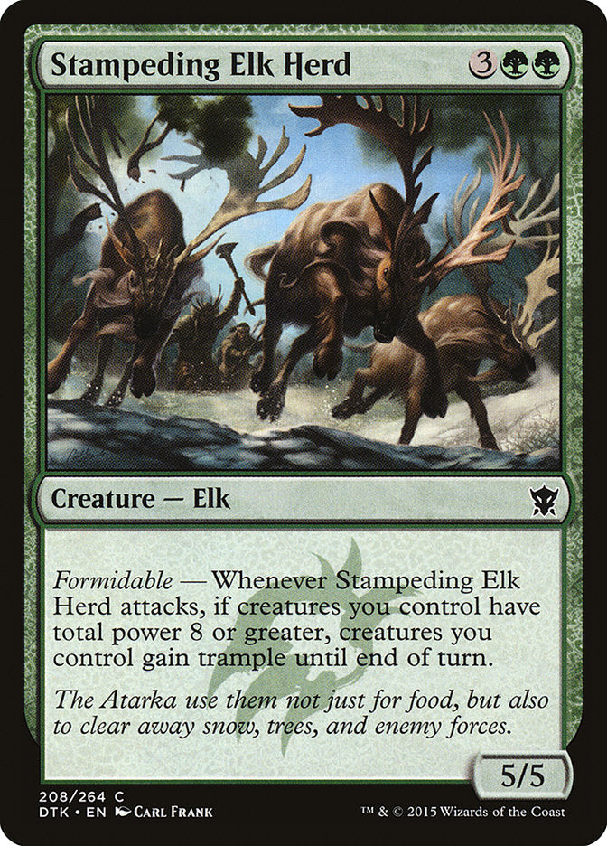 Stampeding Elk Herd [Dragons of Tarkir] - The Mythic Store | 24h Order Processing