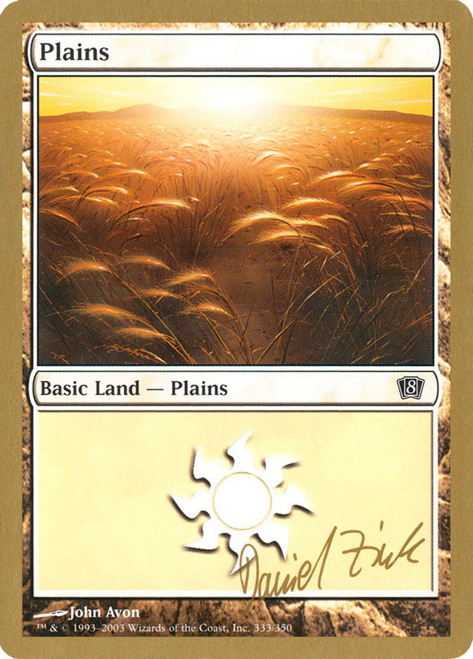 Plains (dz333) (Daniel Zink) [World Championship Decks 2003] - The Mythic Store | 24h Order Processing