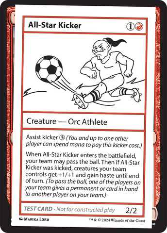All-Star Kicker [Mystery Booster 2 Playtest Cards] - The Mythic Store | 24h Order Processing