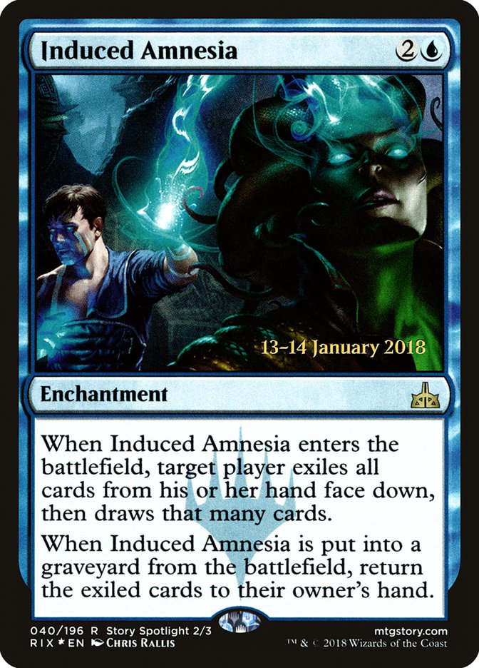 Induced Amnesia [Rivals of Ixalan Prerelease Promos] - The Mythic Store | 24h Order Processing