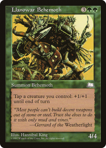 Llanowar Behemoth [Weatherlight] - The Mythic Store | 24h Order Processing