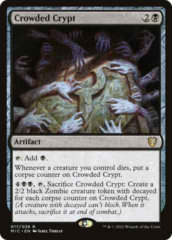 Crowded Crypt [Innistrad: Midnight Hunt Commander] - The Mythic Store | 24h Order Processing