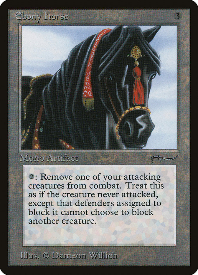 Ebony Horse [Arabian Nights] - The Mythic Store | 24h Order Processing
